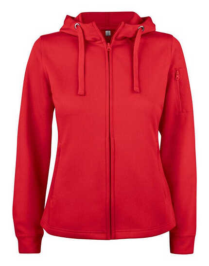Ladies Basic Active Fz Hoody