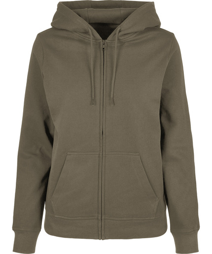 Womens Basic Zip Hoodie