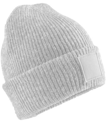 Beechfield Kids Deep Cuffed Tonal Patch Beanie