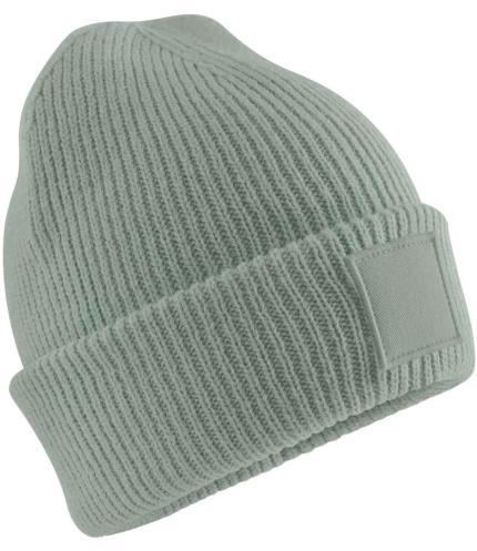 Beechfield Kids Deep Cuffed Tonal Patch Beanie