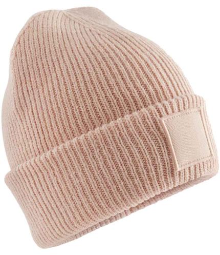 Beechfield Kids Deep Cuffed Tonal Patch Beanie