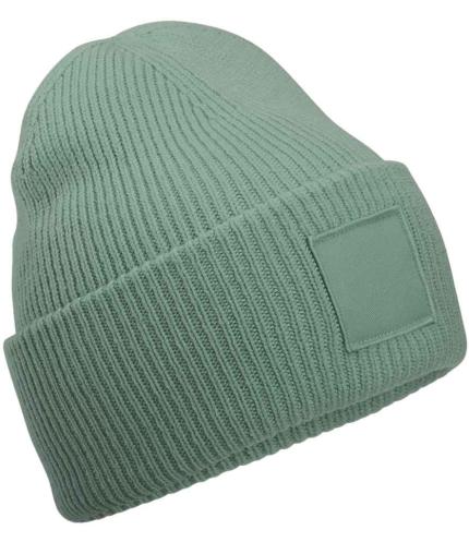 Beechfield Deep Cuff Tonal Patch Beanie