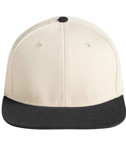Beechfield Contrast Flat Peak 6 Panel Cap