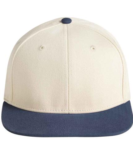 Beechfield Contrast Flat Peak 6 Panel Cap