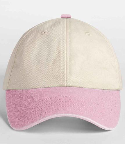Beechfield Contrast Peak Low Profile Vintage Cap