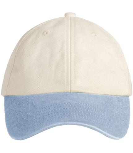 Beechfield Contrast Peak Low Profile Vintage Cap