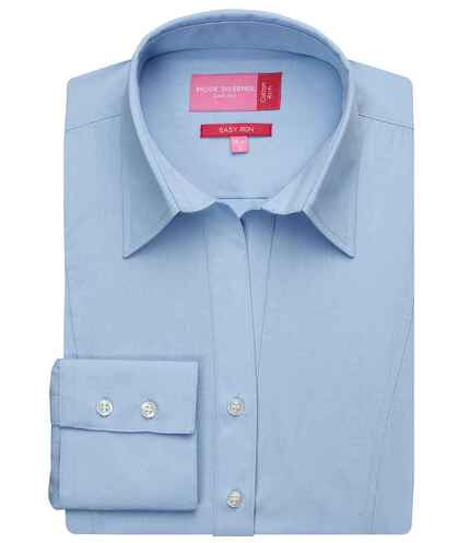 Brook Taverner Ladies Palena Long Sleeve Poplin Shirt