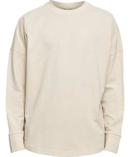 Oversize Cut On Sleeve Long Sleeve