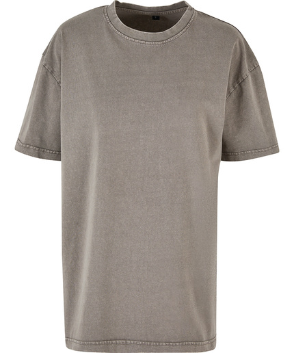 Womens Oversized Acid Wash Tee