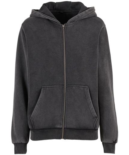 Womens Vintage Heavy Zip Hoodie