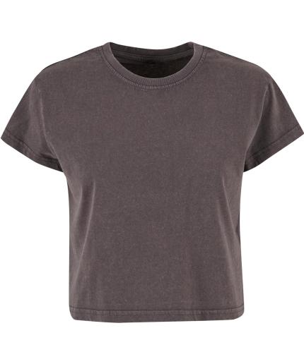 Womens Vintage Cropped Tee