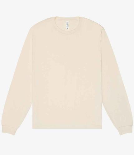 Canvas Unisex Heavyweight Long Sleeve Boxy T-Shirt