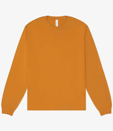 Canvas Unisex Heavyweight Long Sleeve Boxy T-Shirt