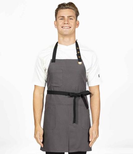 Dennys Canvas Apron with Front Split