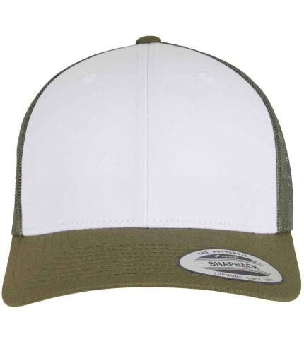 Flexfit Retro Coloured Front Trucker Cap