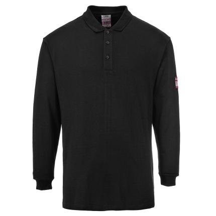 Modaflame Knit FR Long Sleeve Polo Shirt