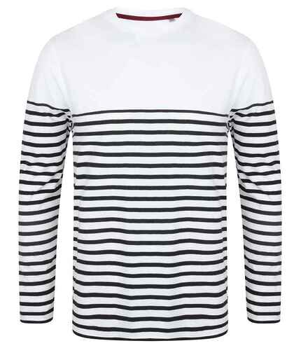 Front Row Unisex Long Sleeve Breton Striped T-Shirt