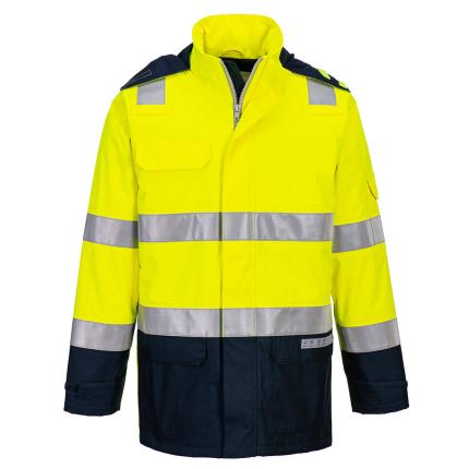 Bizflame Rain+ Hi-Vis Multi-Norm Contrast FR Jacket