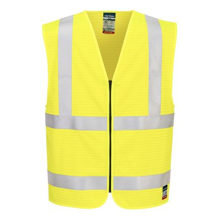 Bizflame Hi-Vis FR Zip Vest