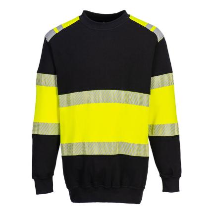 PW3 Modaflame Knit Hi-Vis Class 1 FR Sweatshirt