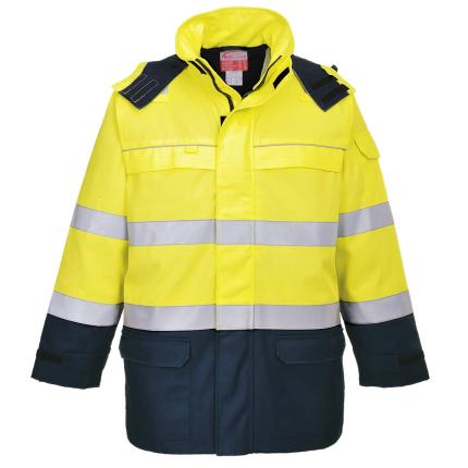 Bizflame Rain+ Hi-Vis Multi-Norm Constrast FR Jacket