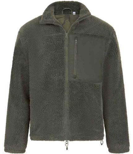 Front Row Recycled Sherpa Fleece Jacket