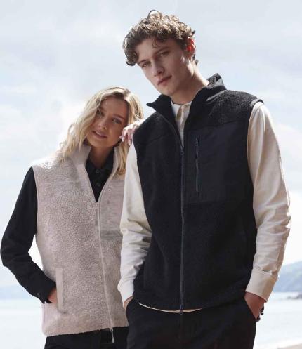 Front Row Recycled Sherpa Gilet