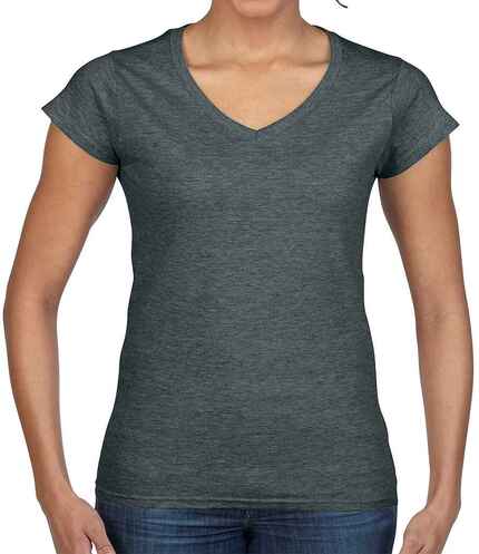 Gildan Ladies SoftStyle® V Neck T-Shirt
