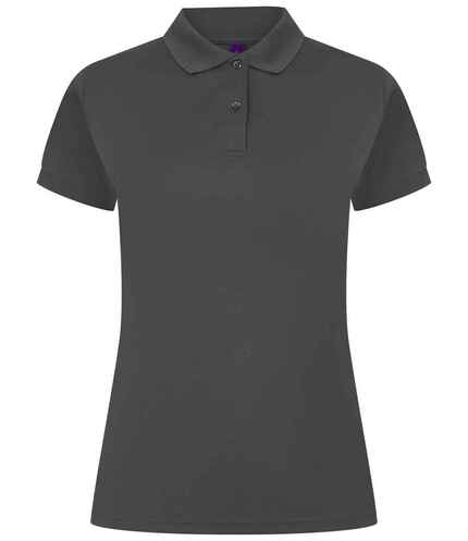 Henbury Ladies Coolplus® Wicking Piqué Polo Shirt