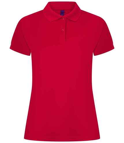 Henbury Ladies Coolplus® Wicking Piqué Polo Shirt