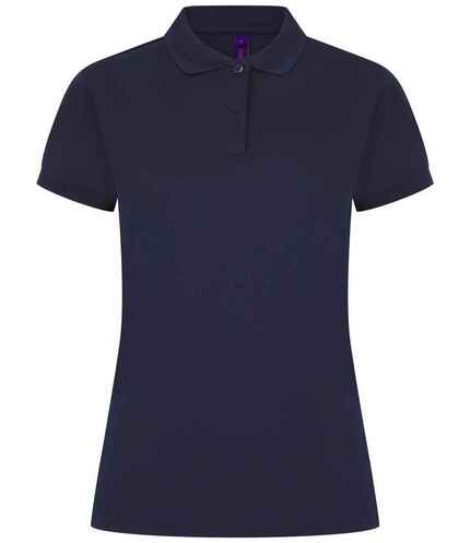 Henbury Ladies Coolplus® Wicking Piqué Polo Shirt