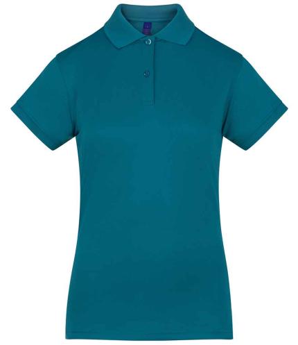 Henbury Ladies Coolplus® Wicking Piqué Polo Shirt
