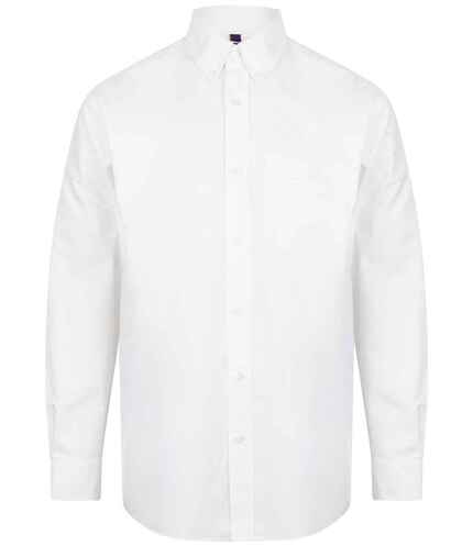 Henbury Long Sleeve Classic Oxford Shirt