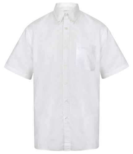 Henbury Short Sleeve Classic Oxford Shirt