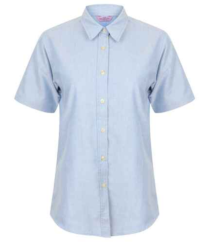 Henbury Ladies Short Sleeve Classic Oxford Shirt