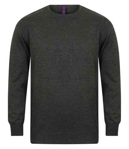 Henbury Lightweight Cotton Acrylic Crew Neck Sweater