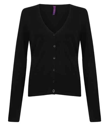 Henbury Ladies Lightweight V Neck Cardigan