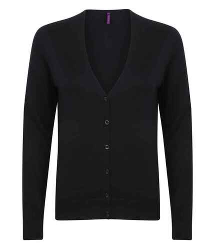 Henbury Ladies Lightweight V Neck Cardigan