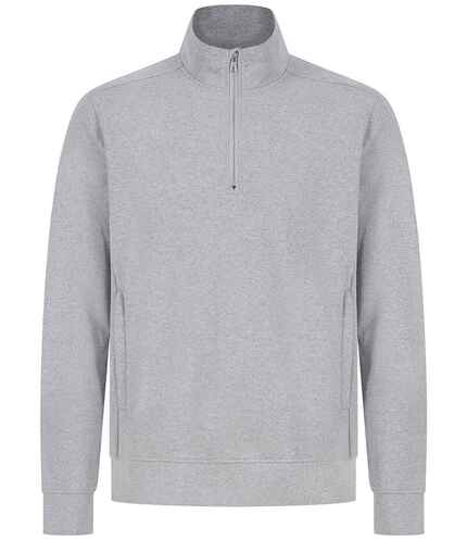 Henbury Unisex Sustainable 1/4 Zip Sweatshirt