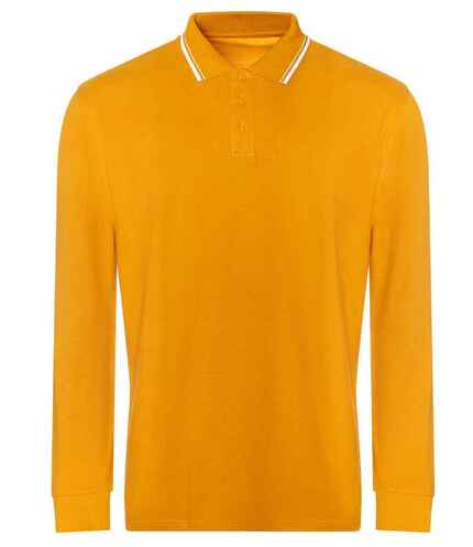 Long Sleeve Tipped 100 Polo Shirt