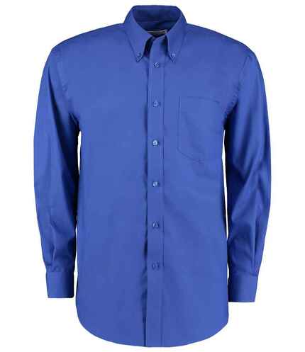 Kustom Kit Premium Long Sleeve Classic Fit Oxford Shirt