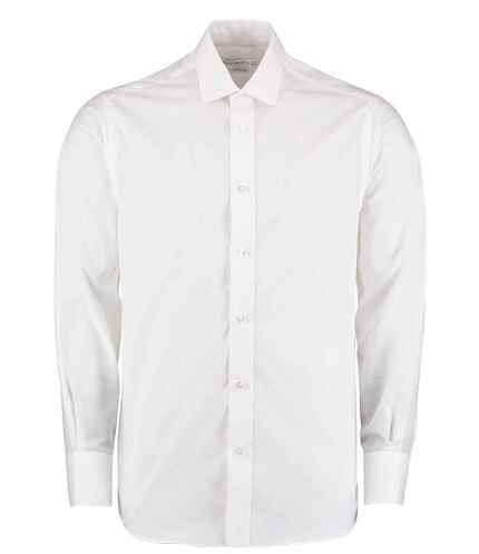 Kustom Kit Long Sleeve Tailored Business Shirt