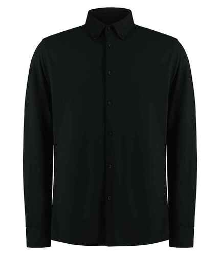 Kustom Kit Long Sleeve Superwash® 60°C Piqué Shirt