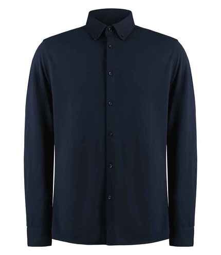 Kustom Kit Long Sleeve Superwash® 60°C Piqué Shirt