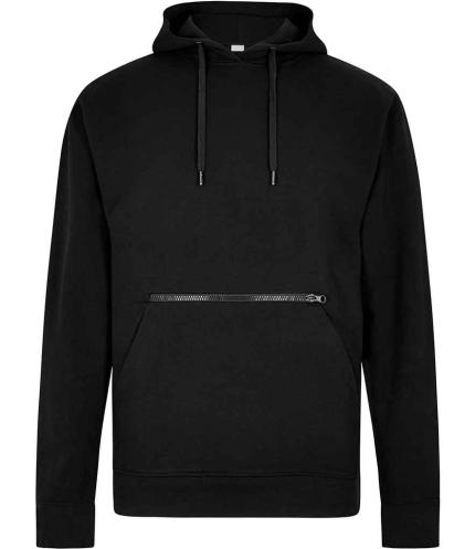 Kustom Kit Regular Fit Piqué Zipped Pocket Hoodie