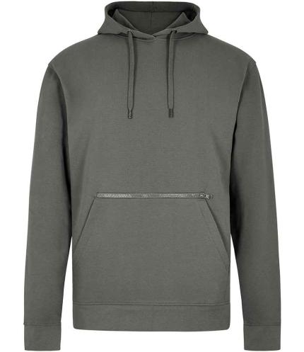 Kustom Kit Regular Fit Piqué Zipped Pocket Hoodie