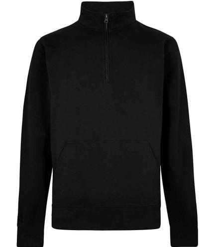 Kustom Kit Regular Fit 1/4 Zip Piqué Sweatshirt