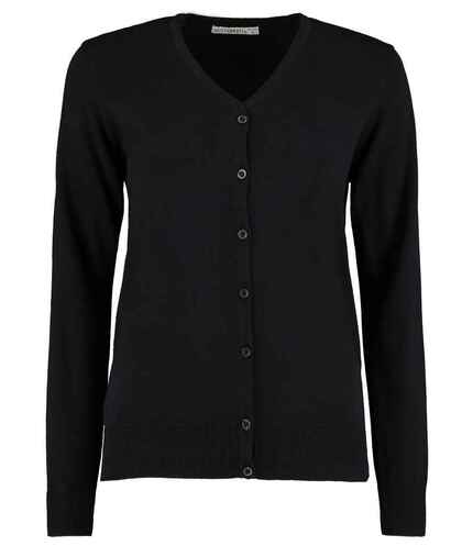 Kustom Kit Ladies Arundel Cotton Acrylic V Neck Cardigan