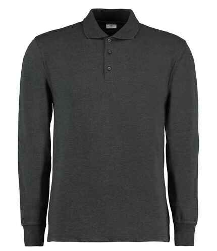 Kustom Kit Long Sleeve Poly/Cotton Piqué Polo Shirt