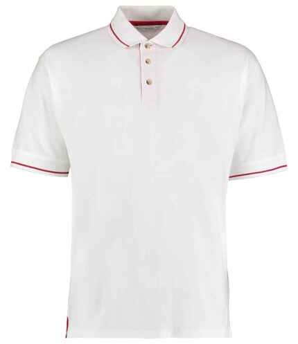 Kustom Kit St Mellion Tipped Cotton Piqué Polo Shirt